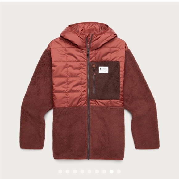 Cotopaxi Men's Medium Trico Hybrid Jacket Rusty Chestnut NWT Hood Insulated - Picture 7 of 15
